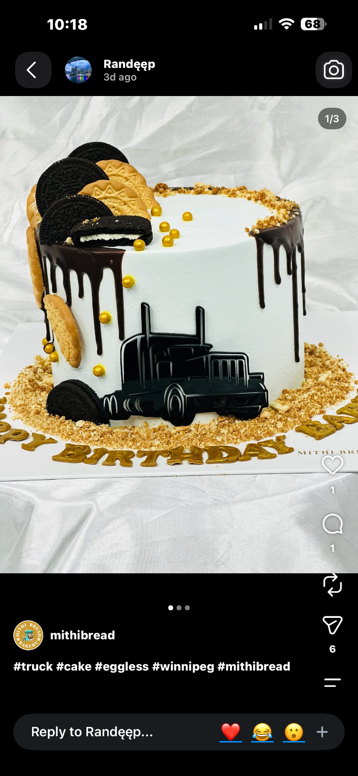 Truck cake