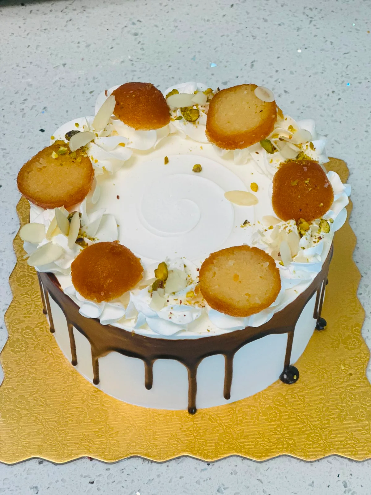 Gulab Jamun Cake